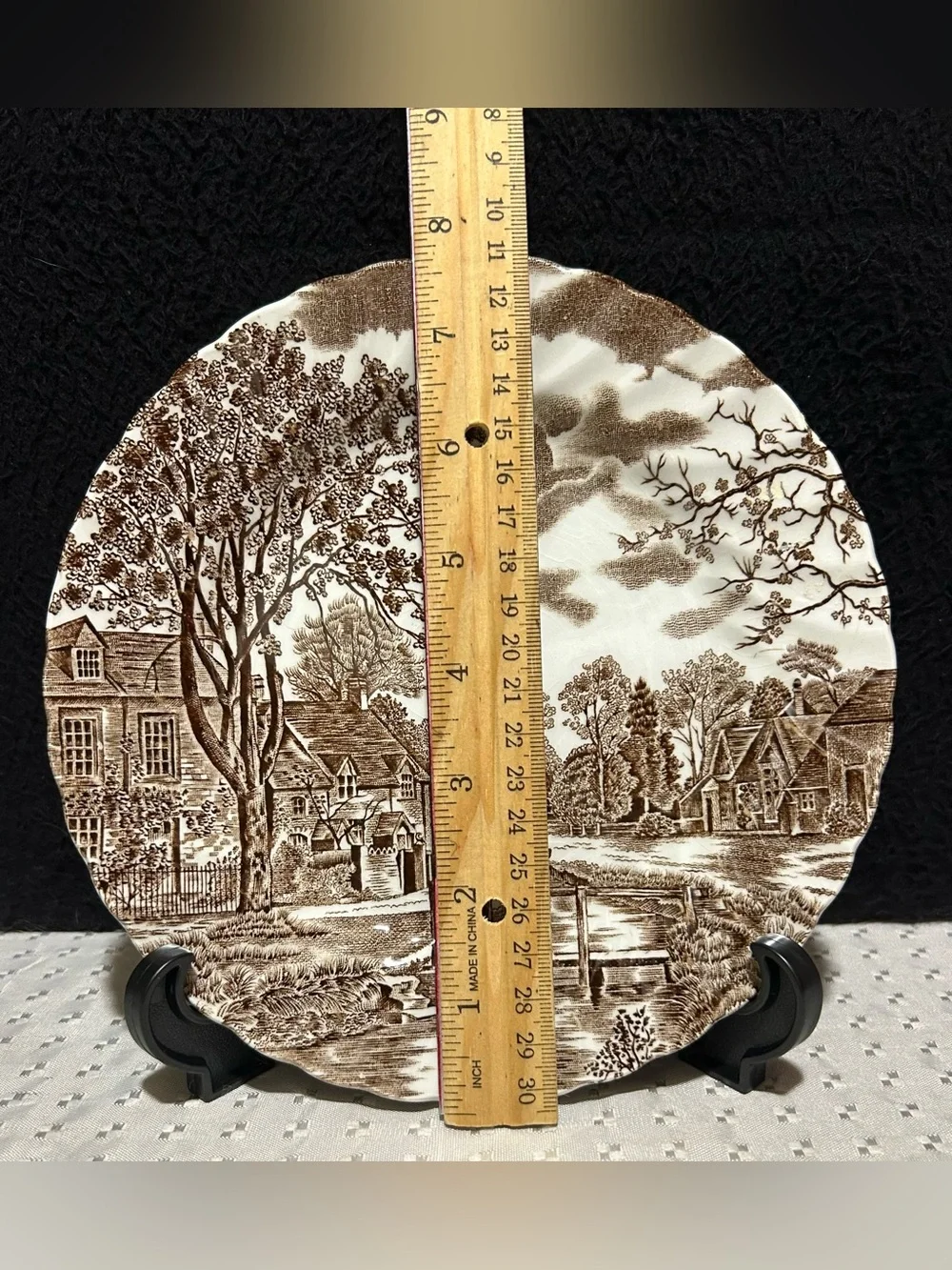 Johnson Brothers COTSWOLD Stoke on Trent~Brown~Ironstone~1 Salad Plate